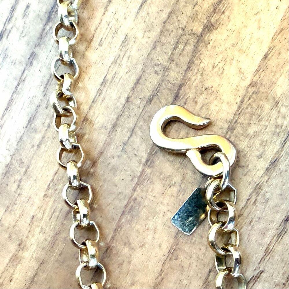 Kenneth Lane Green Agate Slice Statement Necklace - Picture 8 of 10